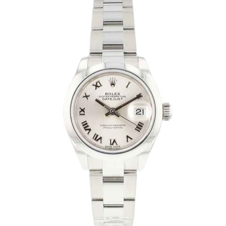  Rolex Lady-Datejust 28 Steel Oyster Silver Dial </h1> 