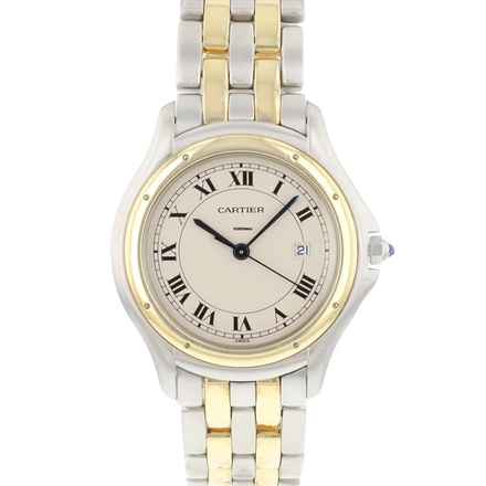  Cartier Cougar Large Steel Gold </h1> 