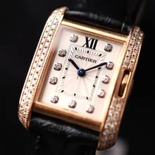 Thumbnail von Cartier Tank Anglaise Rose Gold Diamonds </h1>