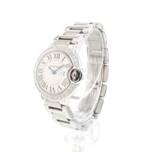 Thumbnail von Cartier Ballon Bleu 28mm Steel Diamonds </h1>