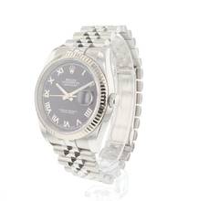 Thumbnail von Rolex Datejust 36 Jubilee Fluted Black Roman Dial </h1>