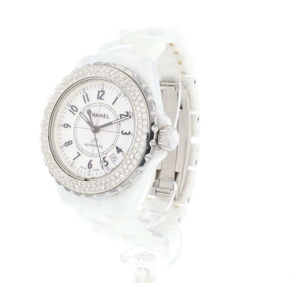 Thumbnail von Chanel J12 White Ceramique 38MM Diamonds Automatic </h1>