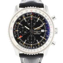 Thumbnail von Breitling Navitimer World GMT Chronograph Black Dial </h1>