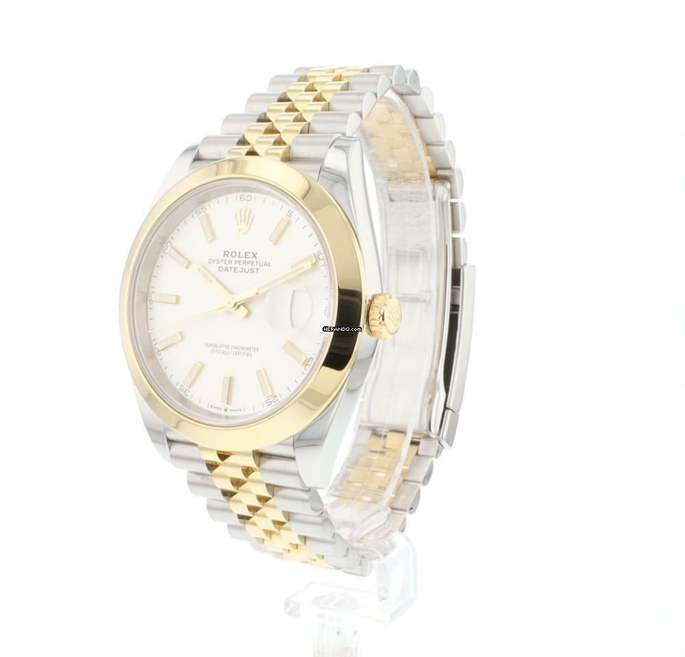 Thumbnail von Rolex Datejust 41 Gold Steel Jubilee SIlver Dial </h1>
