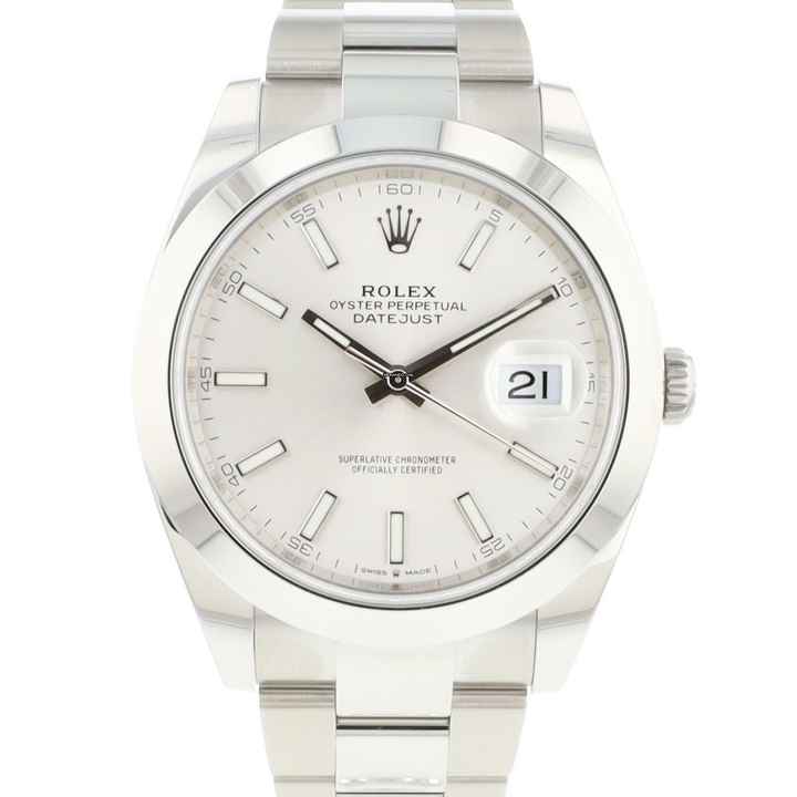  Rolex Datejust 41 Steel Silver Dial NEW </h1> 