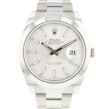  Rolex Datejust 41 Steel Silver Dial NEW </h1> 
