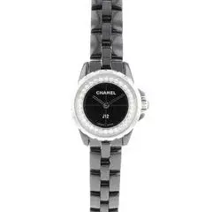 Thumbnail von Chanel J12 J12-XS Black Ceramic Diamonds NEW </h1>