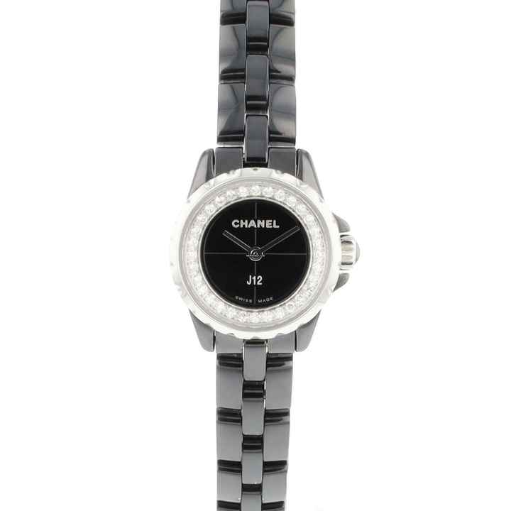 Chanel J12 J12-XS Black Ceramic Diamonds NEW </h1> 