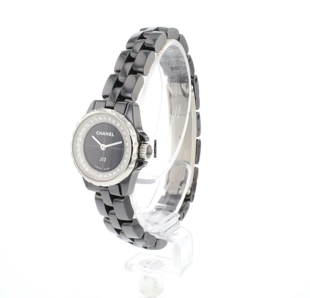 Thumbnail von Chanel J12 J12-XS Black Ceramic Diamonds NEW </h1>