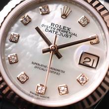 Thumbnail von Rolex Lady-Datejust 28MM Steel Everose Gold Jubilee Fluted Diamond MoP Dial </h1>