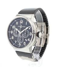 Thumbnail von Ulysse Nardin Marine Chronograph Steel Black Dial </h1>