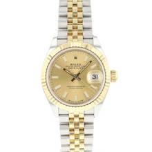Thumbnail von Rolex Lady-Datejust 28 Jubilee Fluted Steel Gold Champagne Dial </h1>