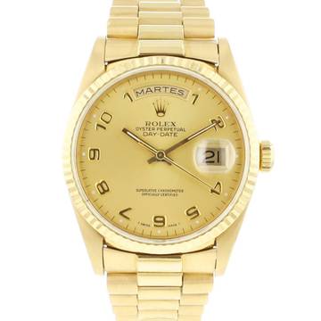  Rolex Day-Date 36 Yellow Gold Arabic Dial </h1> 
