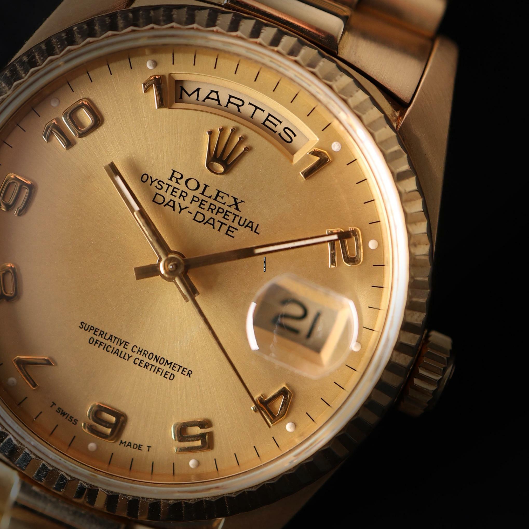 Thumbnail von Rolex Day-Date 36 Yellow Gold Arabic Dial </h1>