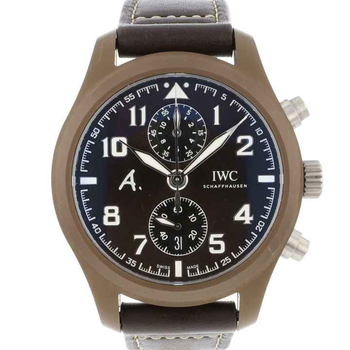  IWC Fliegeruhr Chronograph Pilot's Watch Chronograph 'The Last Flight' Brown Ceramic </h1> 