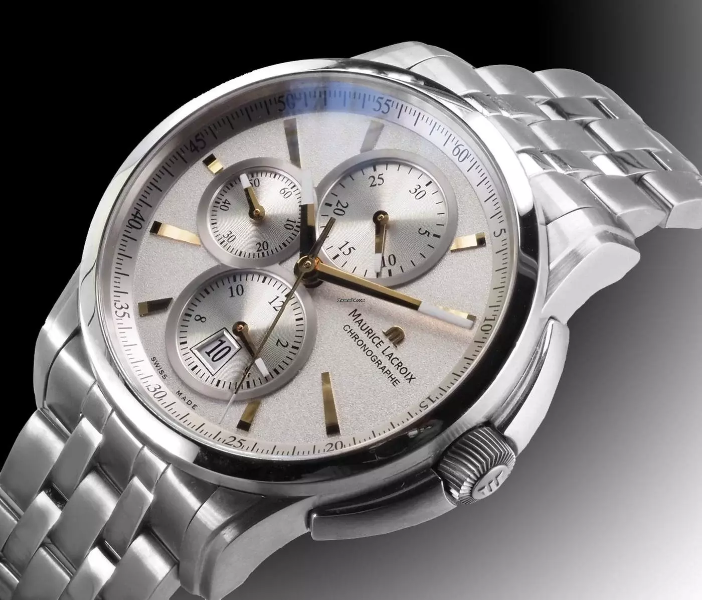  Maurice Lacroix Pontos Chronographe PT6188-SS002-131 Neu OVP 