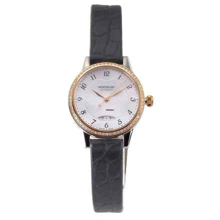  Montblanc Bohème Damen Uhr 28 mm Ø Boheme Steel Collection 116500 / 7432 Diamanten 