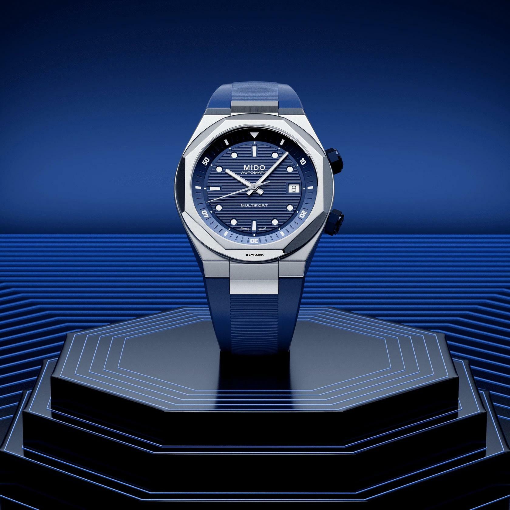 Thumbnail von Mido Multifort 8 Two Crowns Blue