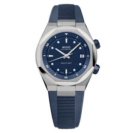  Mido Multifort 8 Two Crowns Blue 