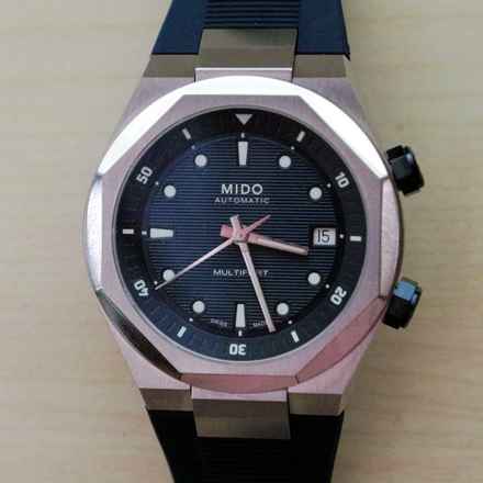  Mido Multifort 8 Two Crowns Blue NEW FULL SET 
