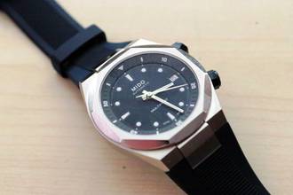 Thumbnail von Mido Multifort 8 Two Crowns Blue NEW FULL SET