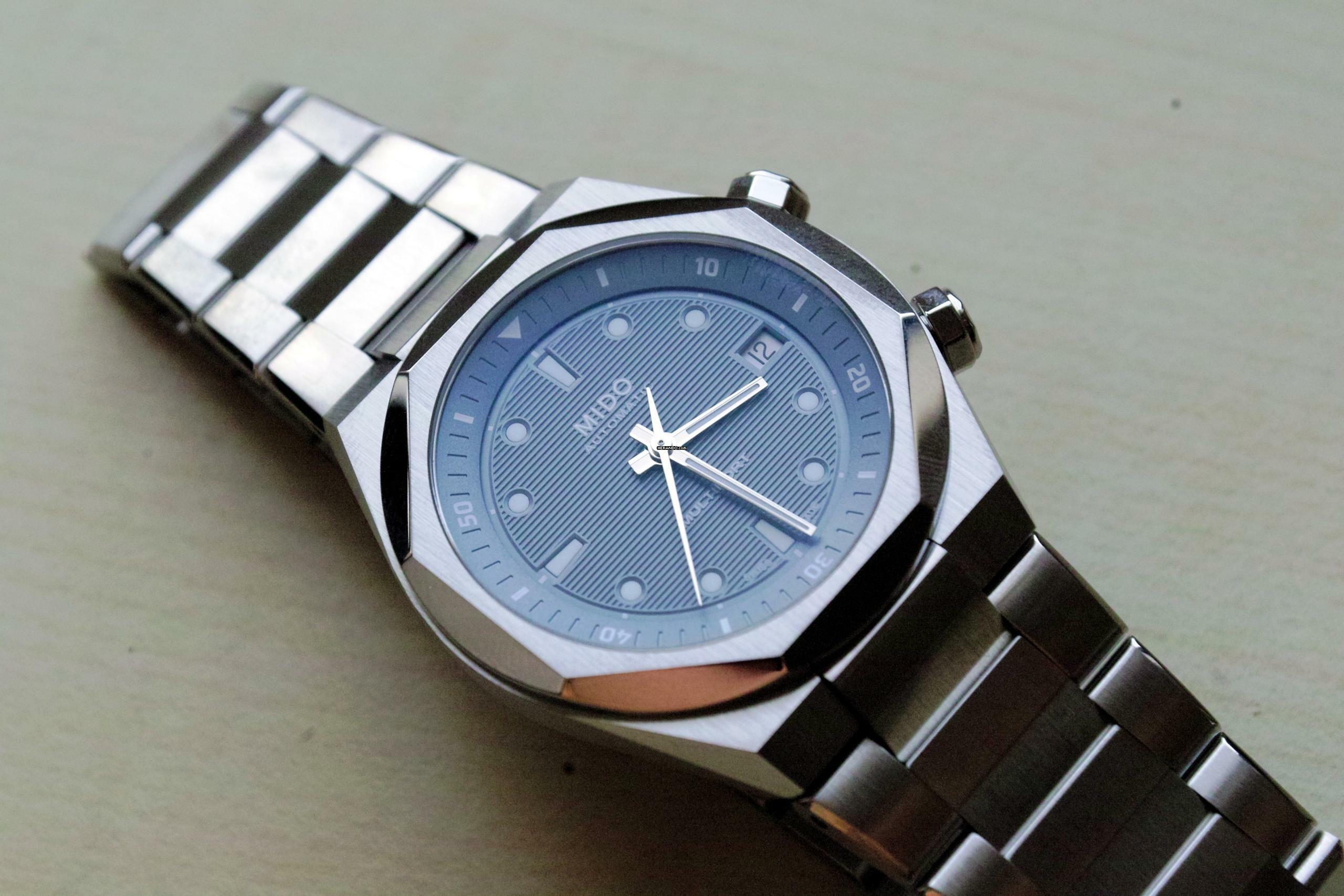 Thumbnail von Mido Multifort 8 Two Crowns Grey NEW FULL SET