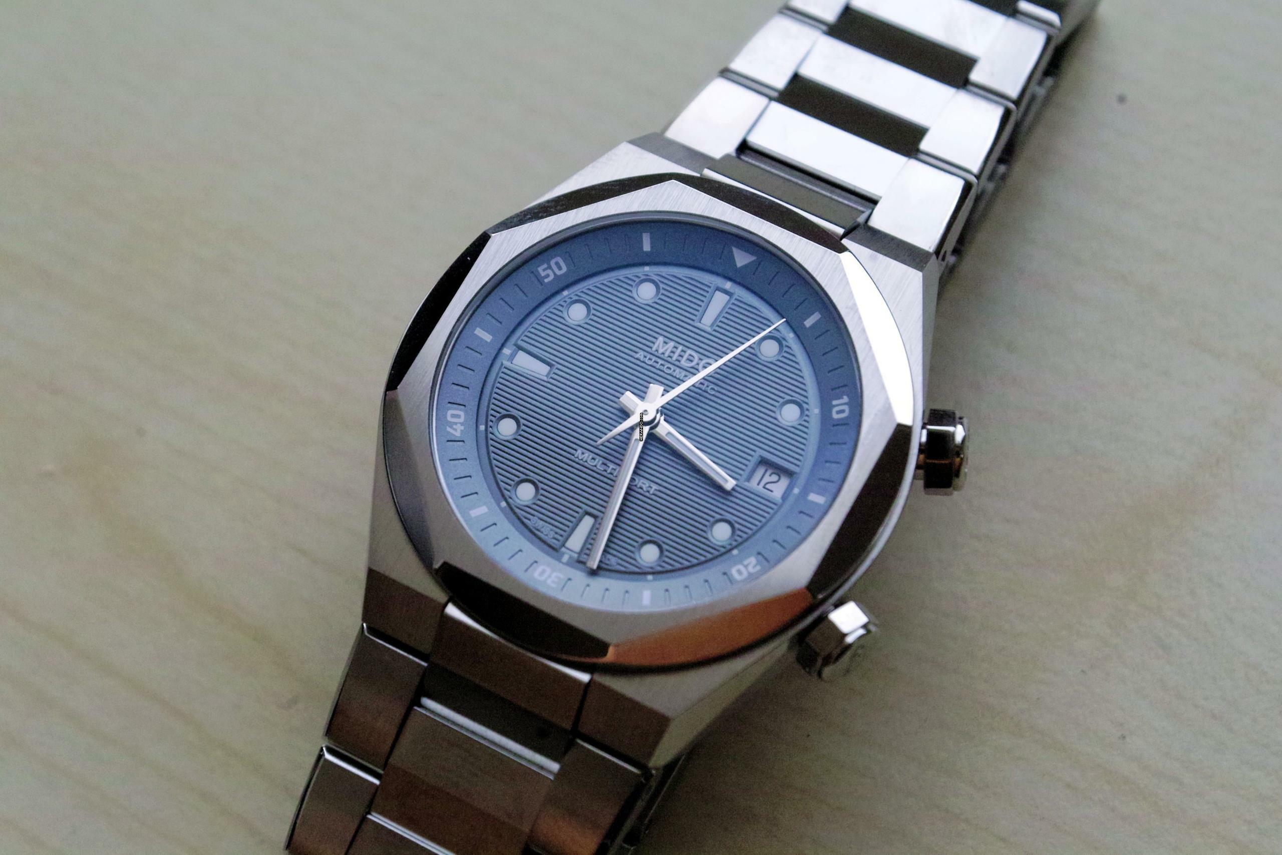 Thumbnail von Mido Multifort 8 Two Crowns Grey NEW FULL SET