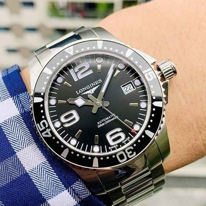  Longines HydroConquest Automatic Black 44 mm NEW FULL SET 