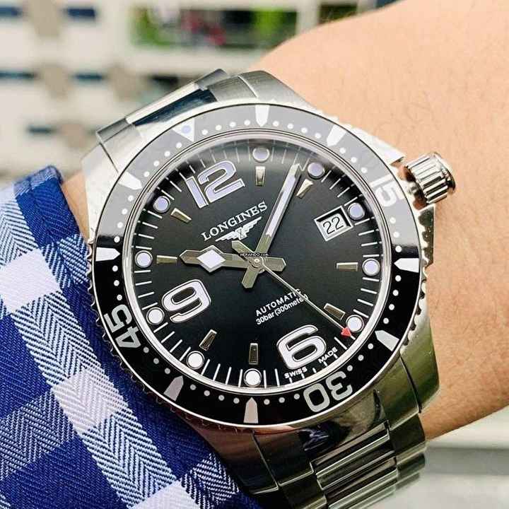  Longines HydroConquest Automatic Black 41mm NEW FULL SET 