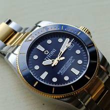 Thumbnail von Titoni Seascoper 300 Bicolor blue/gold NEW FULL SET