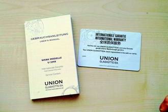 Thumbnail von Union Glashütte Viro Datum Date 39 mm Black NEW FULL SET