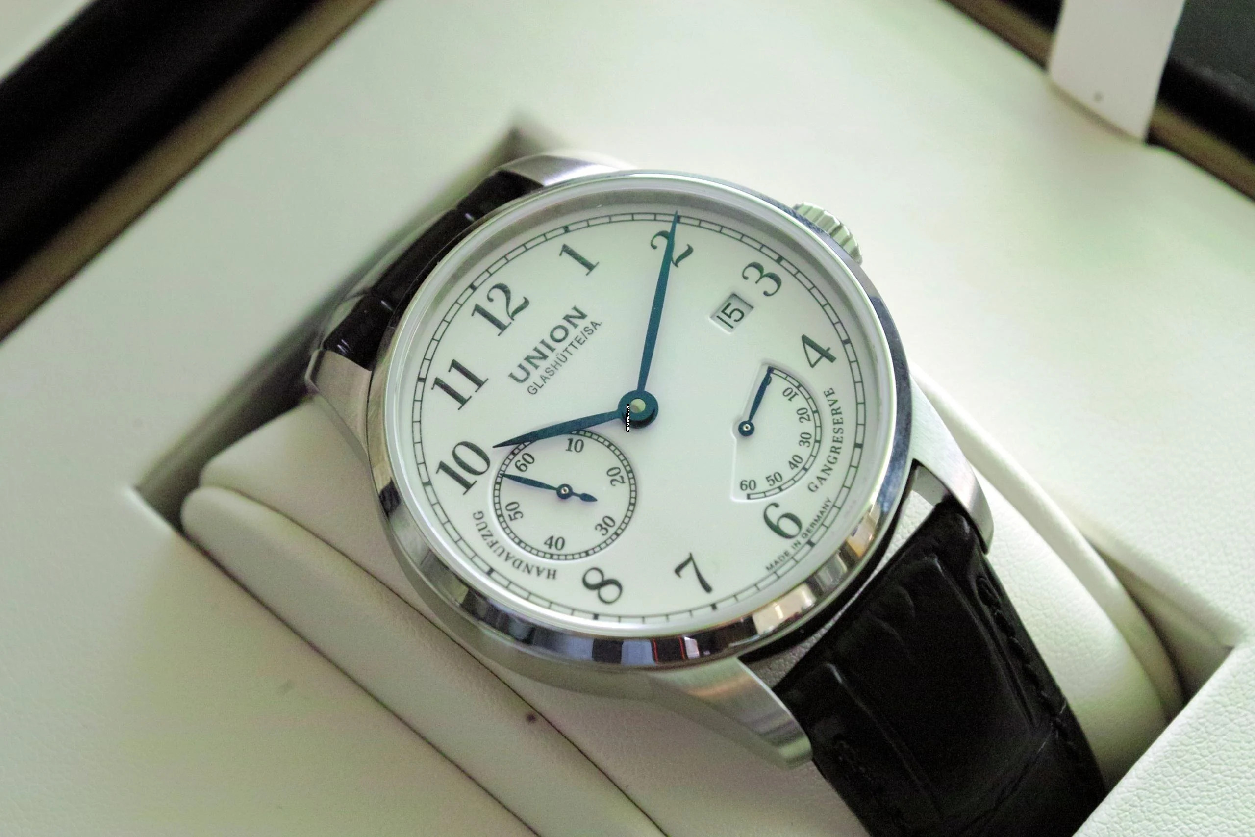 Thumbnail von Union Glashütte 1893 Johannes Dürrstein Edition NEW FULL SET