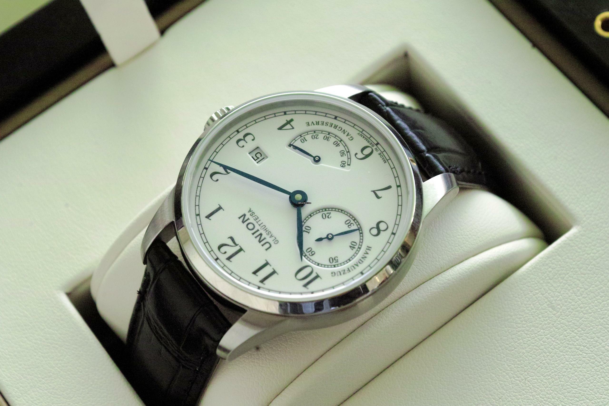 Thumbnail von Union Glashütte 1893 Johannes Dürrstein Edition NEW FULL SET