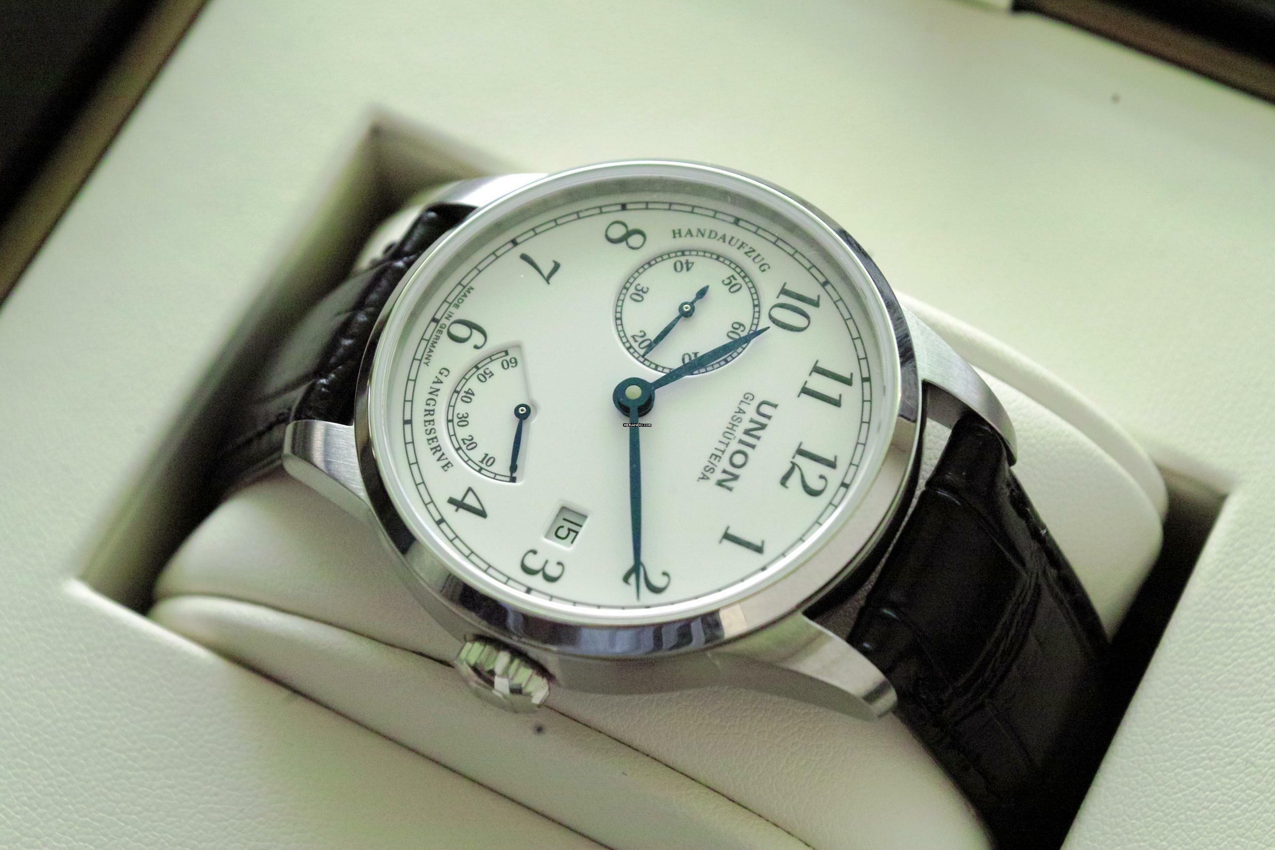 Thumbnail von Union Glashütte 1893 Johannes Dürrstein Edition NEW FULL SET