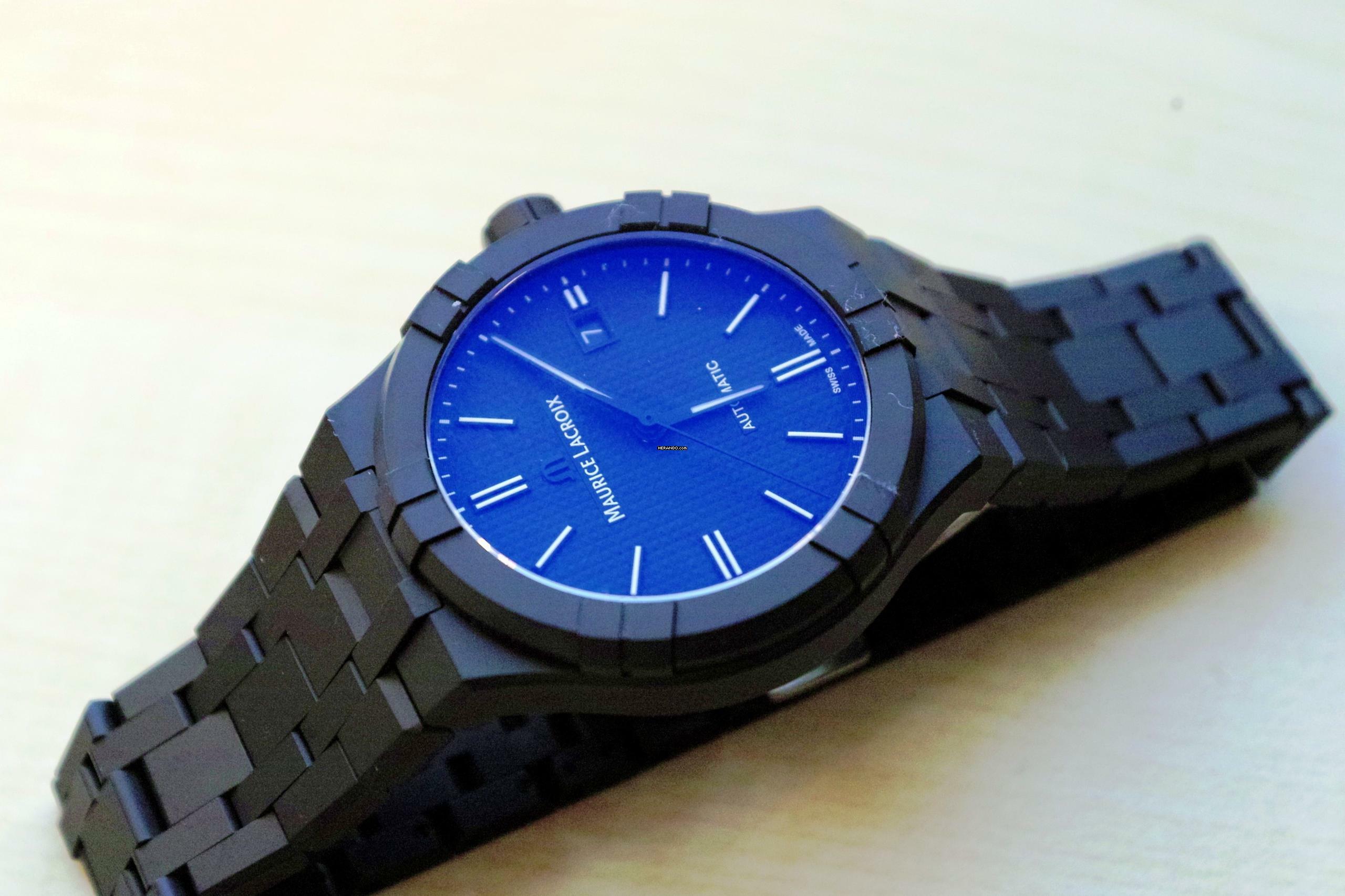 Thumbnail von Maurice Lacroix AIKON Automatic Ceramic Black NEW FULL SET