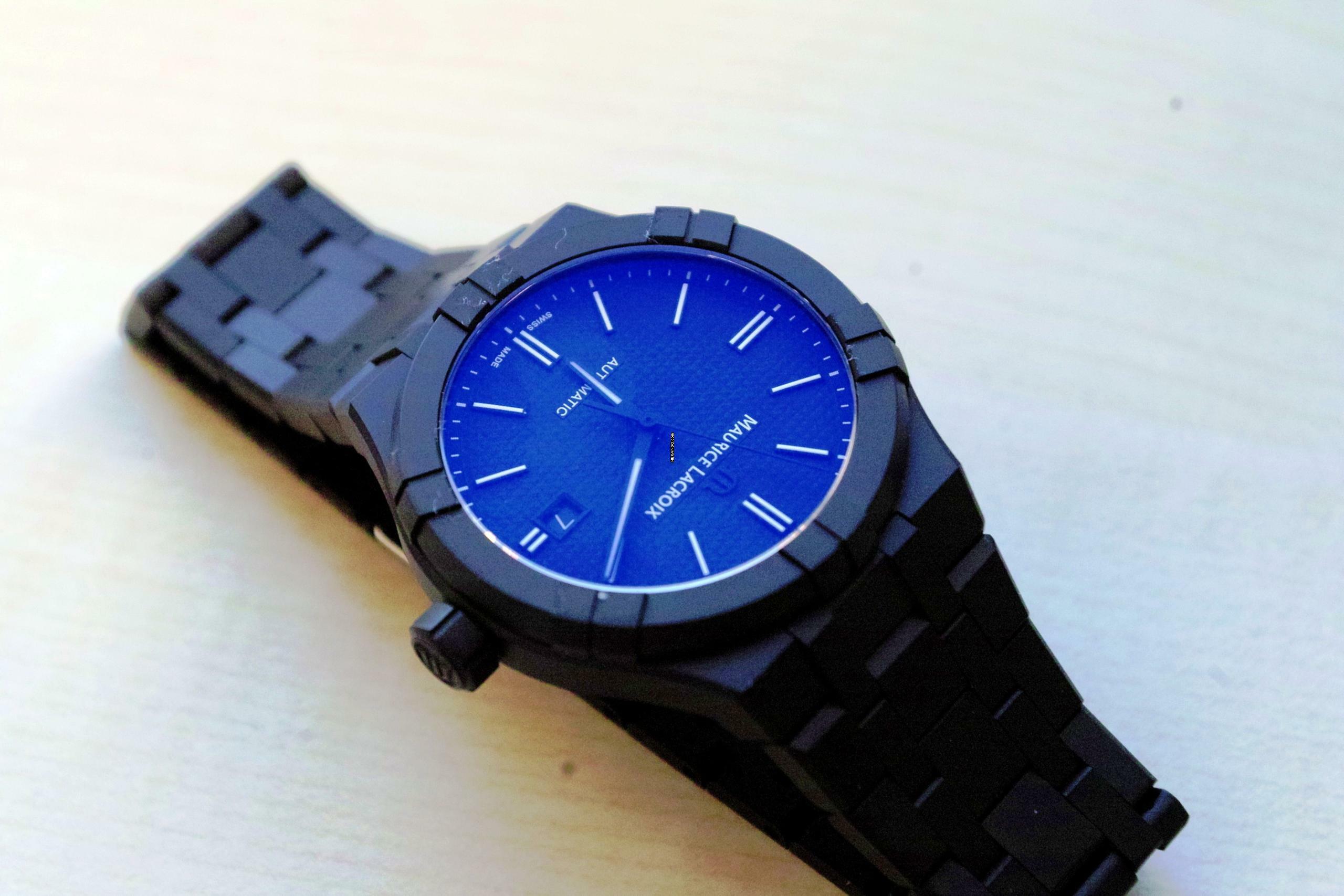 Thumbnail von Maurice Lacroix AIKON Automatic Ceramic Black NEW FULL SET