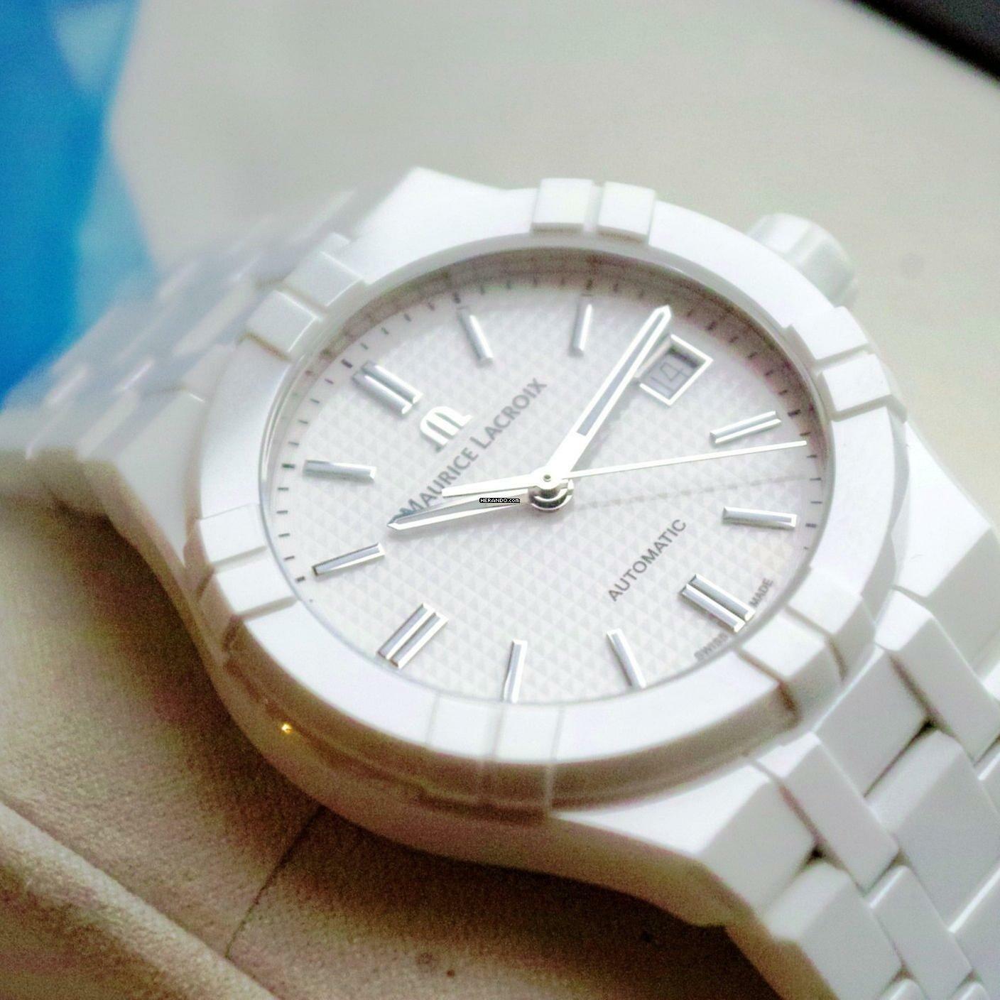 Thumbnail von Maurice Lacroix AIKON Automatic Ceramic White NEW FULL SET