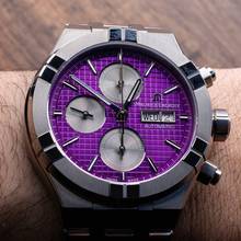 Thumbnail von Maurice Lacroix AIKON Automatic Chronograph Purple 44mm NEW FULL SET
