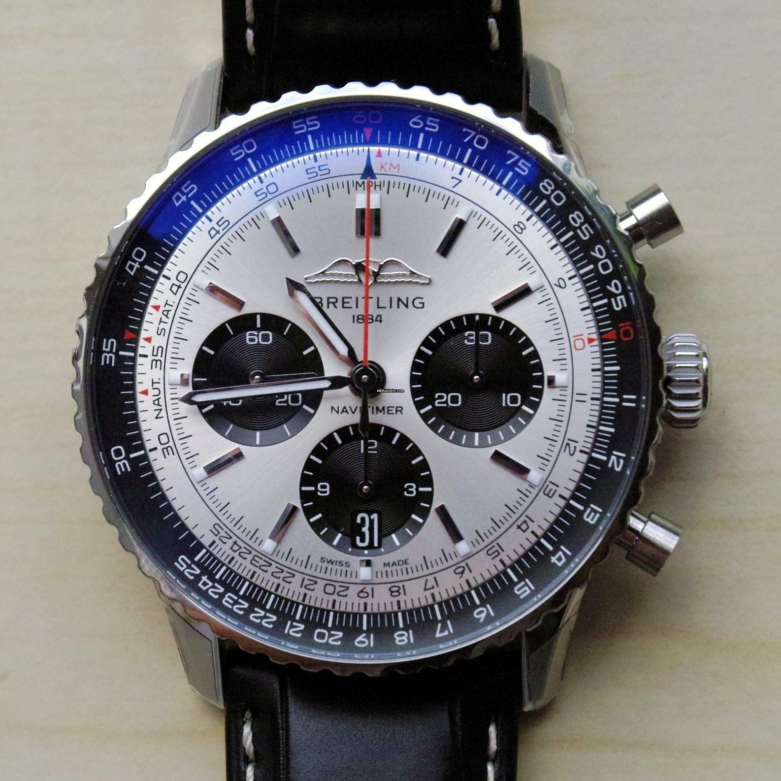  Breitling Navitimer 1 B01 Chronograph 43 NEW FULL SET 