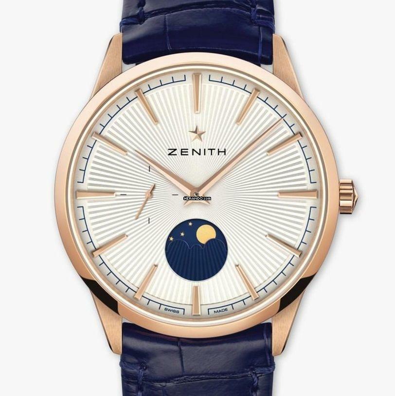  Zenith Elite Moonphase Rosegold NEW FULL SET 