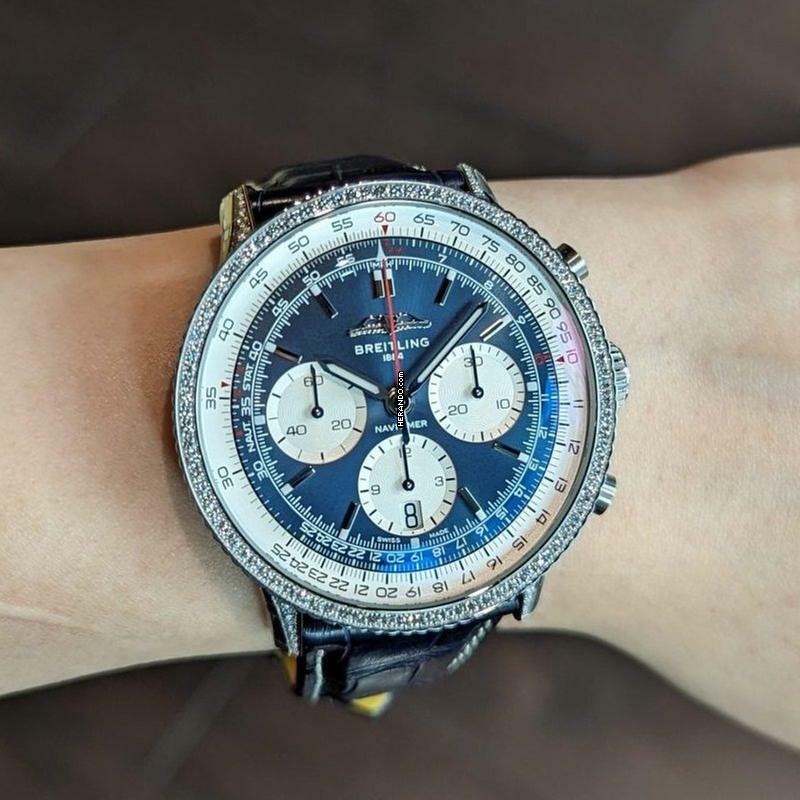  Breitling Navitimer 1 B01 Chronograph 41 NEW FULL SET 