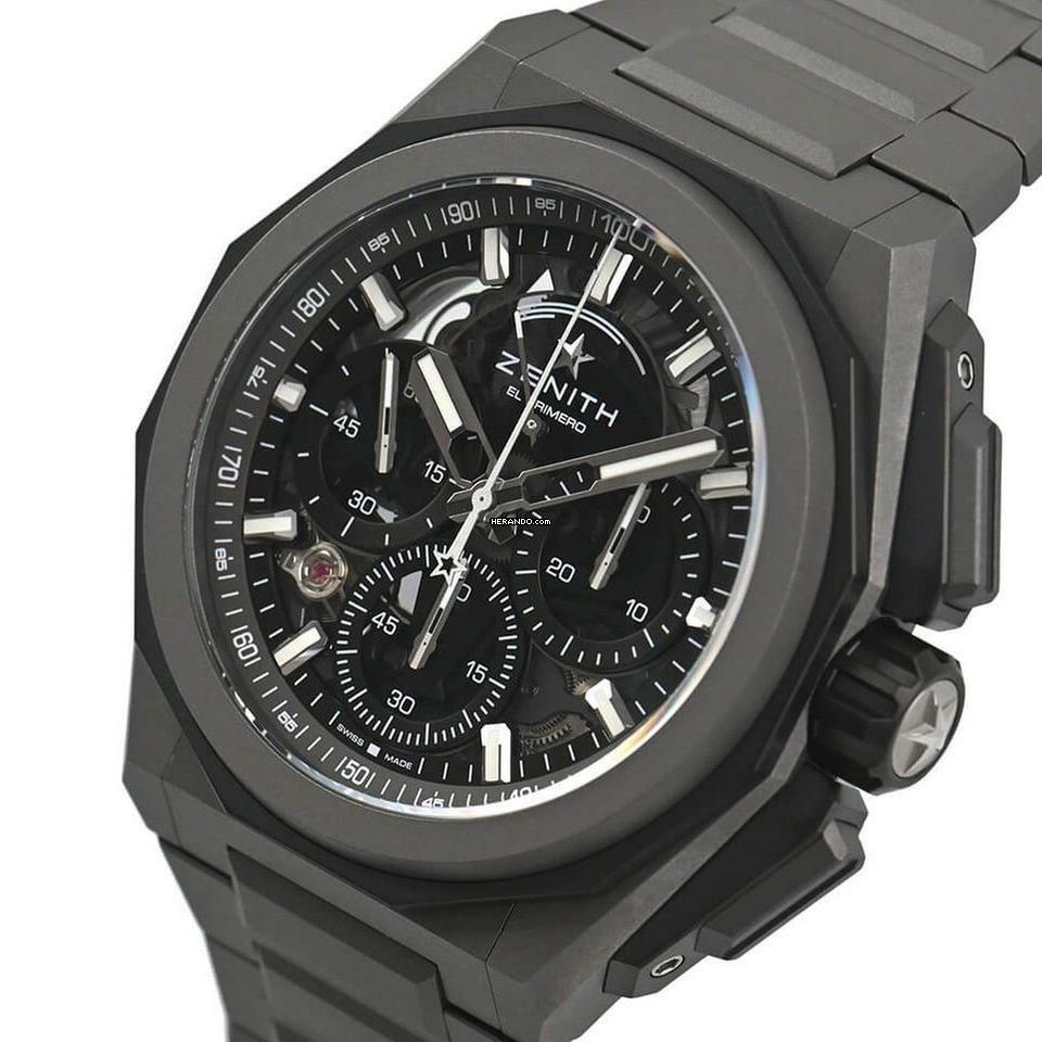  Zenith Defy Extreme Skeleton Black NEW FULL SET 