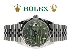 Thumbnail von Rolex Datejust 36 + Diamond Palm Dial + Like New + </h1>