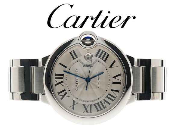  Cartier Ballon Bleu 42mm + FULL SET + LIKE NEW + </h1> 