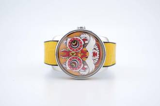 Thumbnail von Lucky Harvey Yellow Lion Dance - Unworn - Box+Papers - Moving Eyes - 24 Months Warranty Yellow Lion 2025