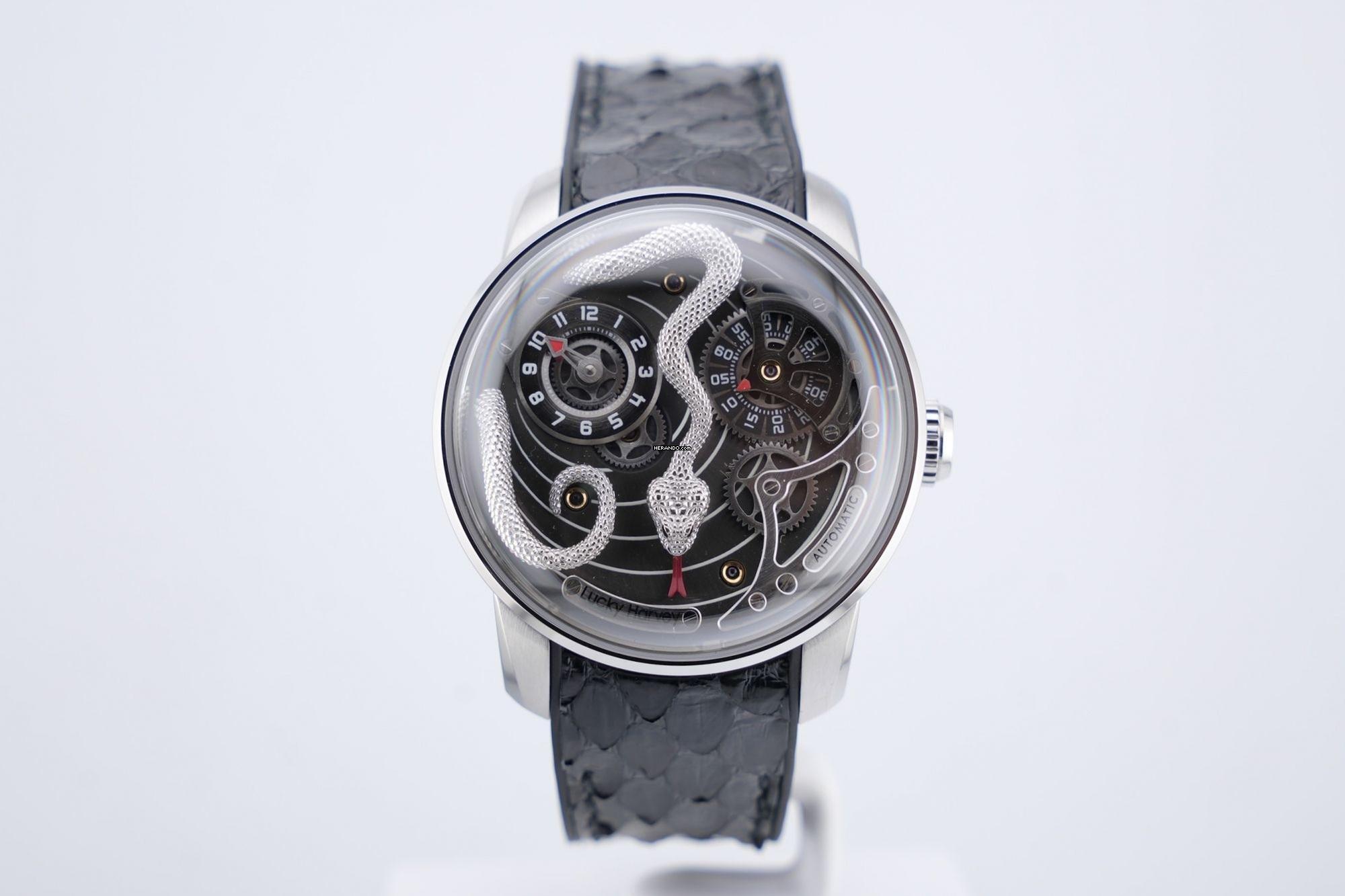  Lucky Harvey Silver Snake - Unworn - Box+Papers - 24 Months Warranty Silver Snake 2025 