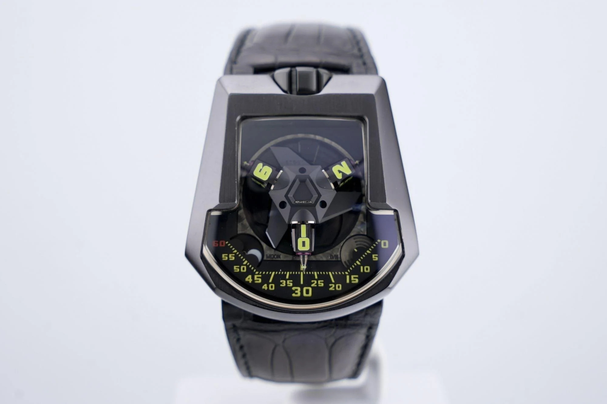 Urwerk UR-202 Black Platinum - Twin Turbine - Hammerhead - SPECIAL EDITION - With Box And Papers - UR-202 2009 </h1> 