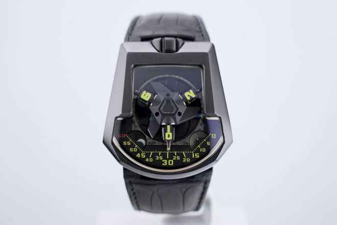  Urwerk UR-202 Black Platinum - Twin Turbine - Hammerhead - SPECIAL EDITION - With Box And Papers - UR-202 2009 </h1> 