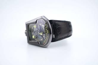 Thumbnail von Urwerk UR-202 Black Platinum - Twin Turbine - Hammerhead - SPECIAL EDITION - With Box And Papers - UR-202 2009 </h1>
