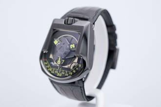 Thumbnail von Urwerk UR-202 Black Platinum - Twin Turbine - Hammerhead - SPECIAL EDITION - With Box And Papers - UR-202 2009 </h1>